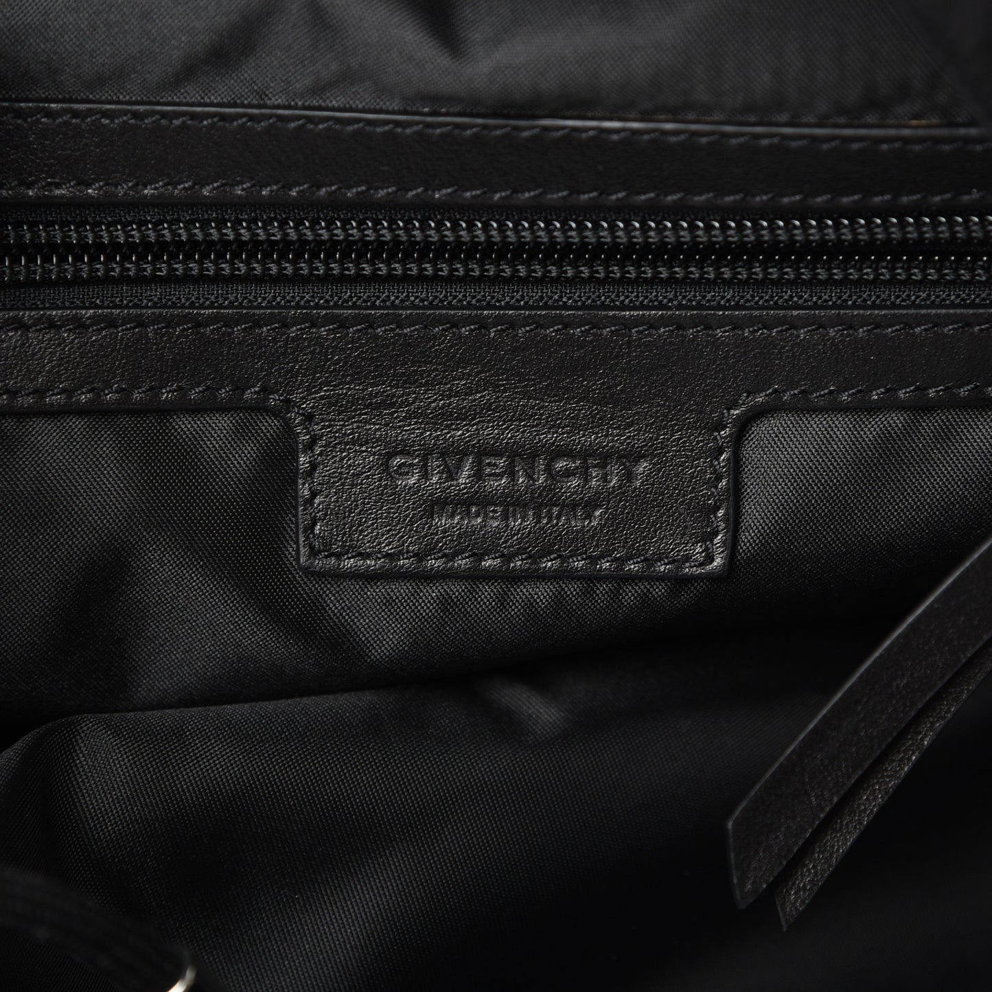 Nylon Rainbow Hologram Light 3 Backpack Black