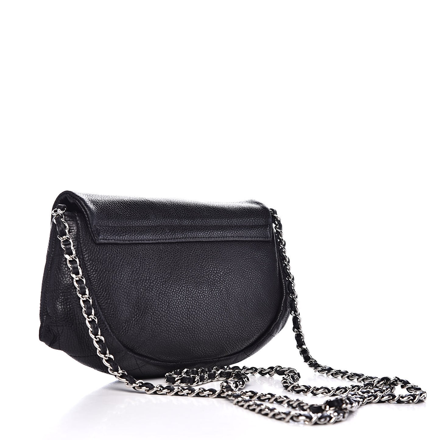 Caviar Half Moon Wallet On Chain WOC Black