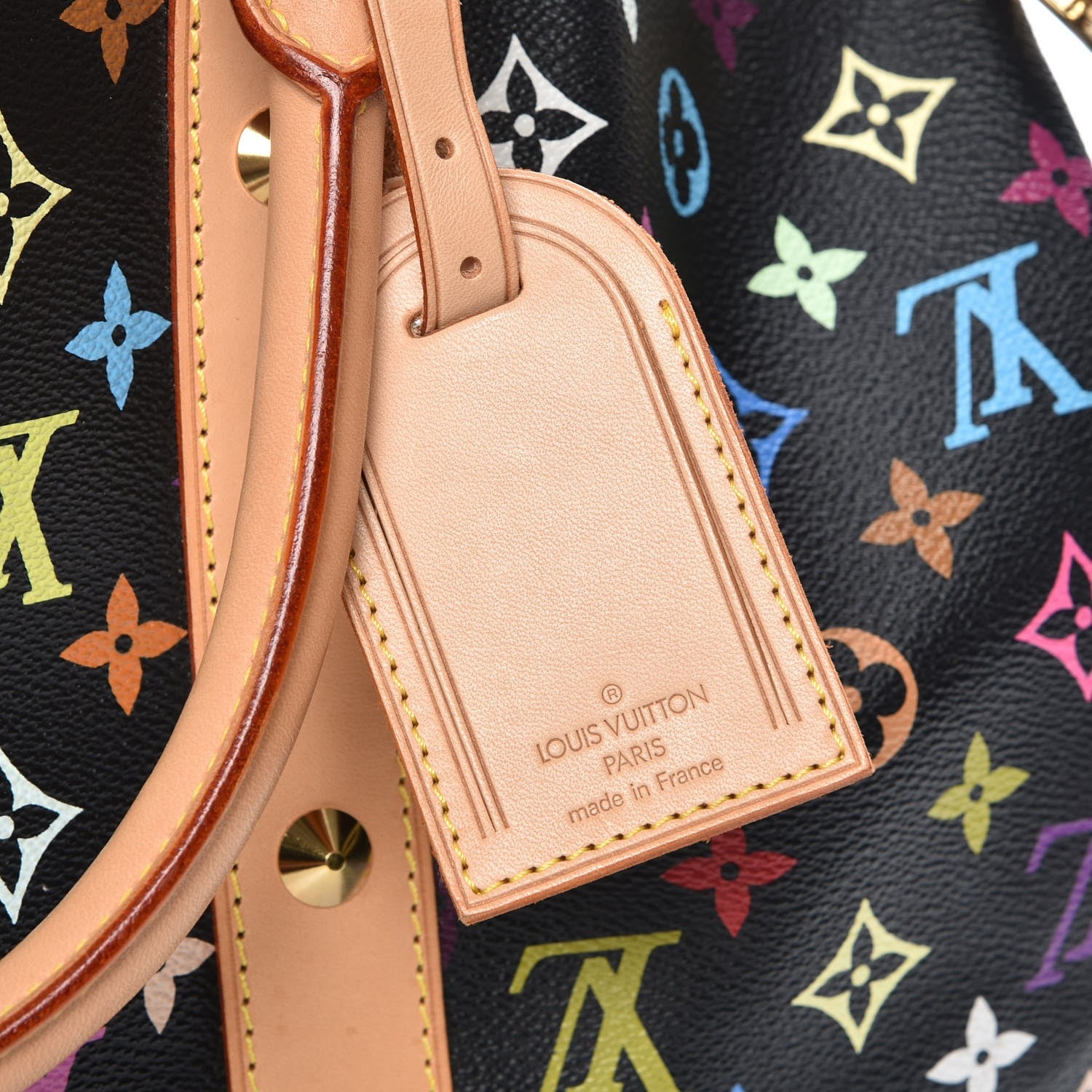 Louis Vuitton Monogram Multicolor Keepall 45 Black 7 of 7