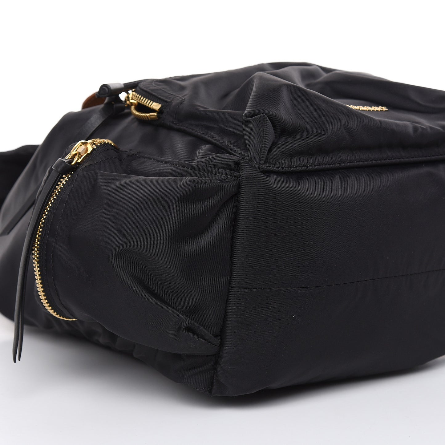 Nylon Large Rucksack Backpack Black