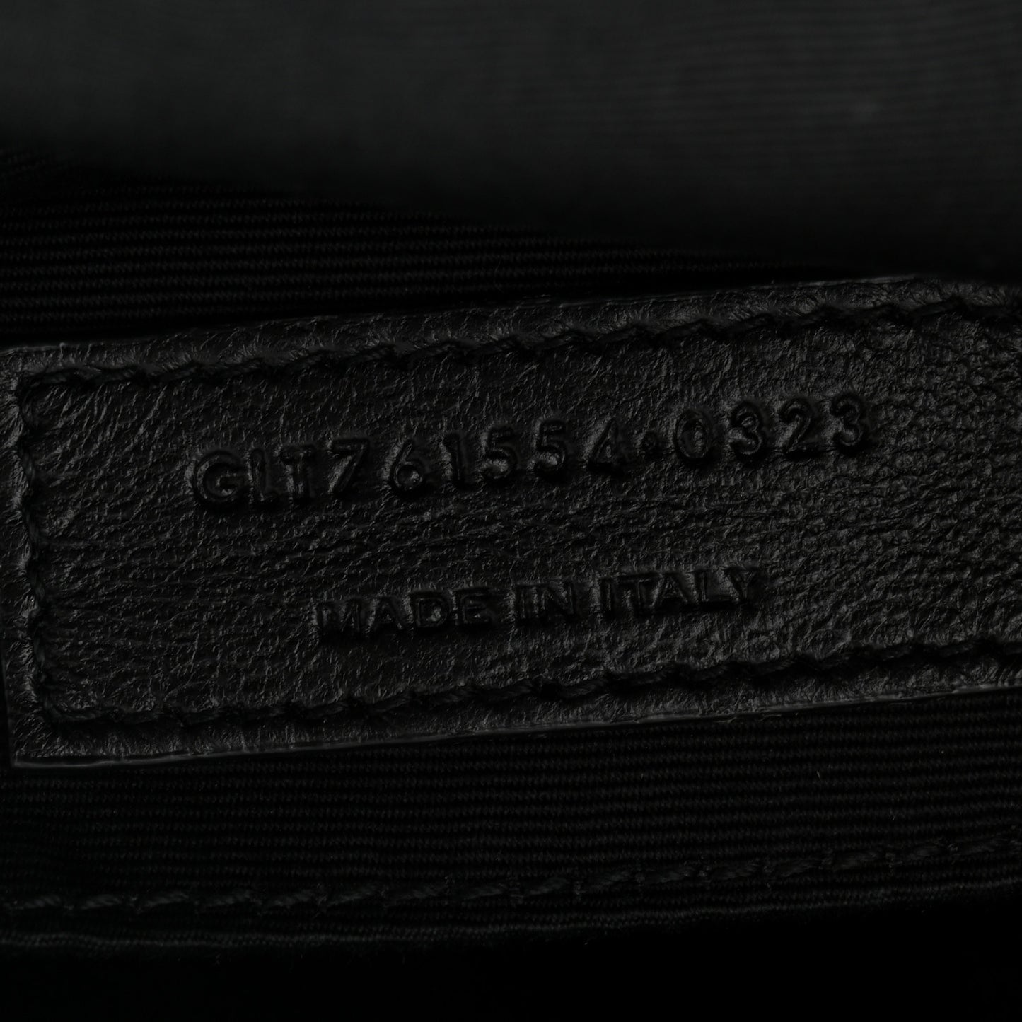 Calfskin Matelasse Monogram Lou Camera Bag Black