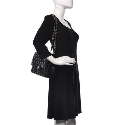 Chanel Caviar Quilted Jumbo Double Flap Black 2 of 10