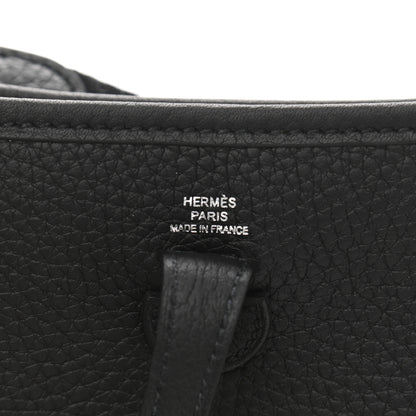 Hermes Taurillon Clemence Evelyne TPM Black 6 of 11
