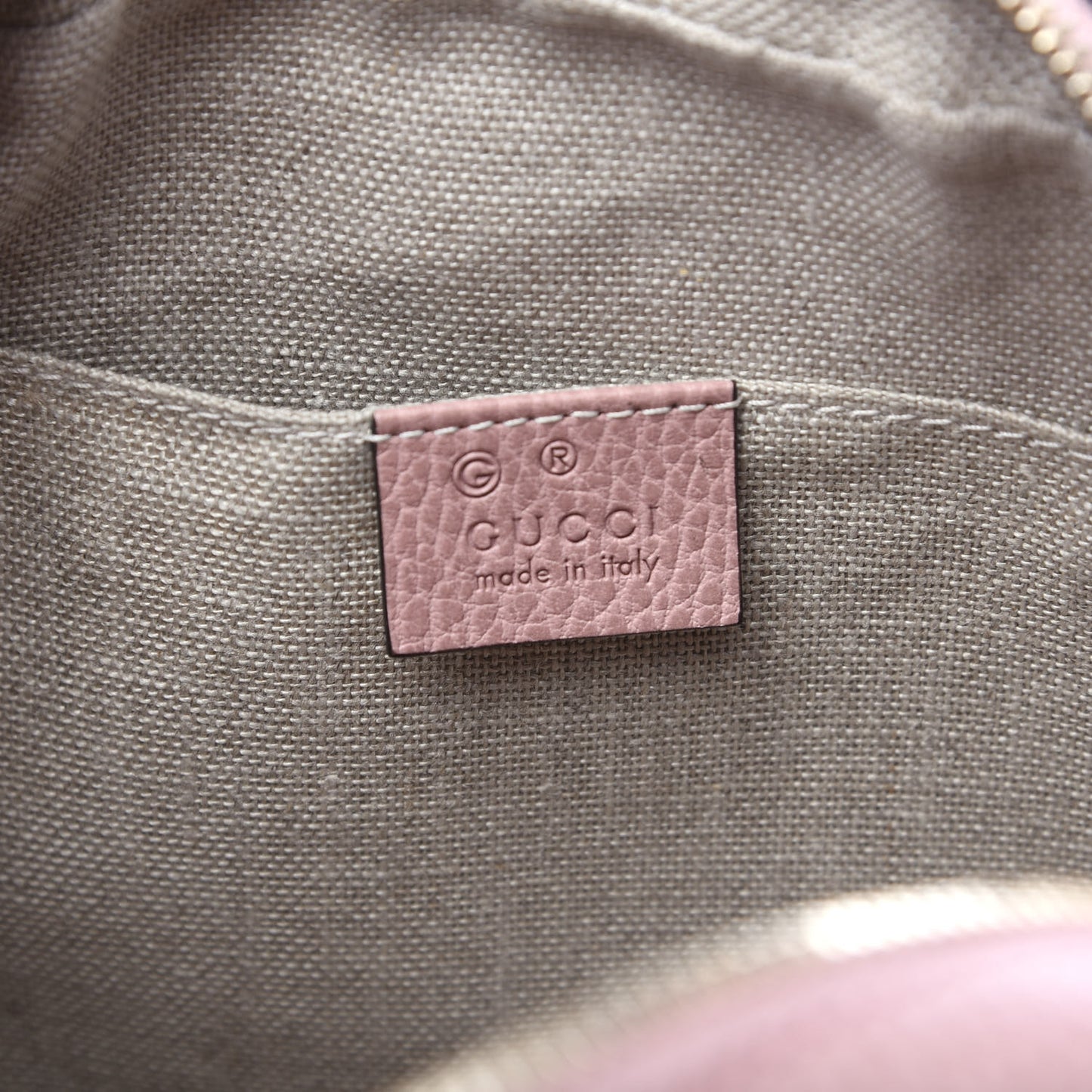 Monogram Mini Bree Messenger Bag Beige Soft Pink