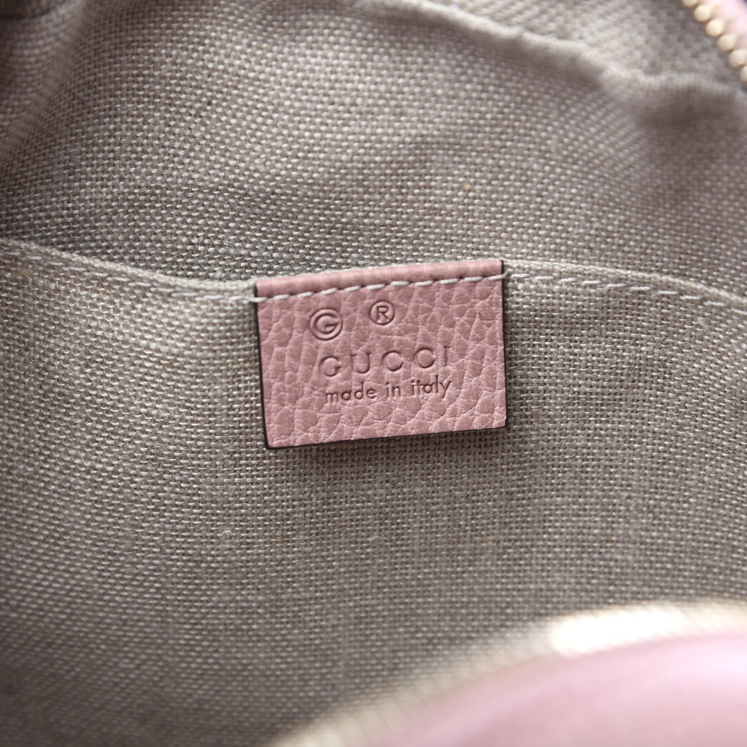 Gucci Monogram Mini Bree Messenger Bag Beige Soft Pink 6 of 9