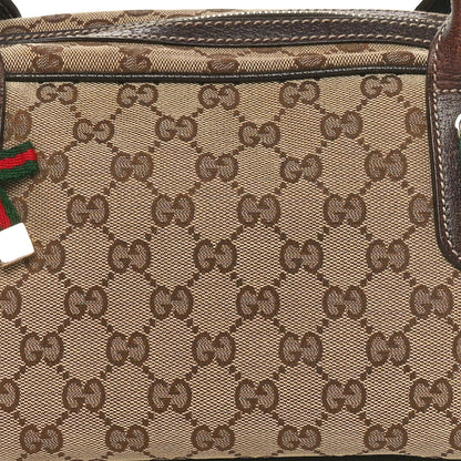 Gucci Monogram Small Princy Satchel Dark Brown 8 of 10