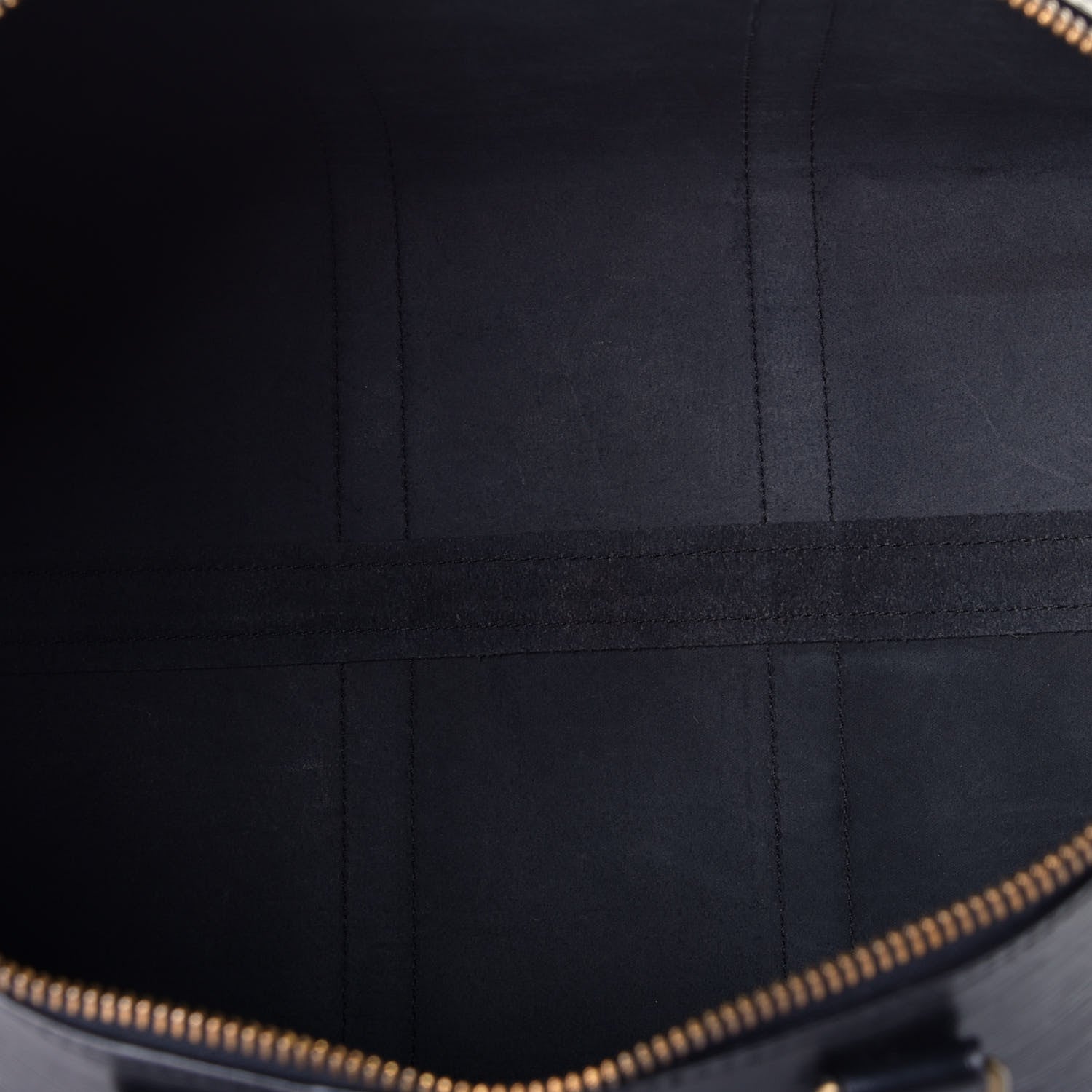 Louis Vuitton Epi Keepall 45 Black 4 of 8