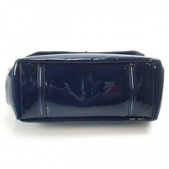 Patent Reissue Link Chain Medium Flap Navy