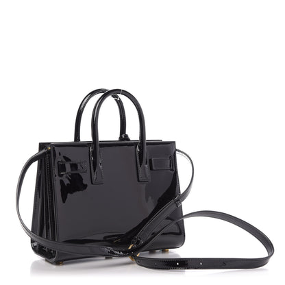 Saint Laurent Vernice Diamond Calfskin Nano Sac de Jour Black 4 of 6