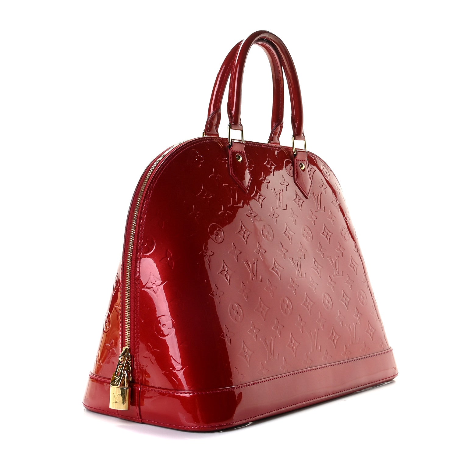 Louis Vuitton Vernis Alma GM Pomme D'Amour 2 of 10