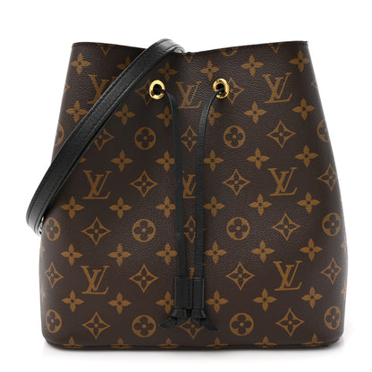 Louis Vuitton Monogram Neonoe MM Black Black 1 of 13