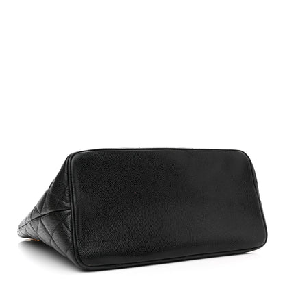 Chanel Caviar Quilted Medallion Tote Black 4 of 9
