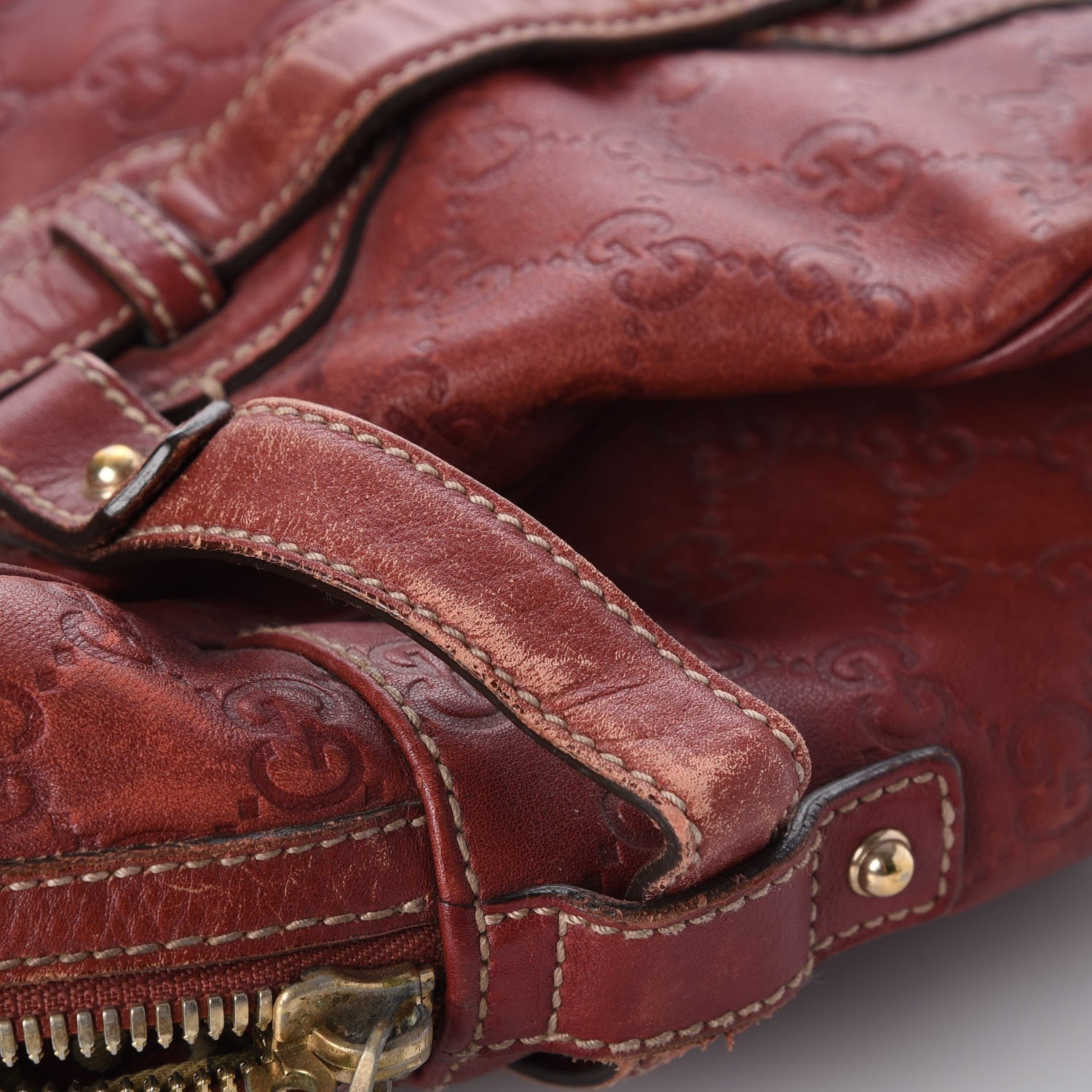 Gucci Guccissima 85th Anniversary Boston Rusty Red 8 of 23