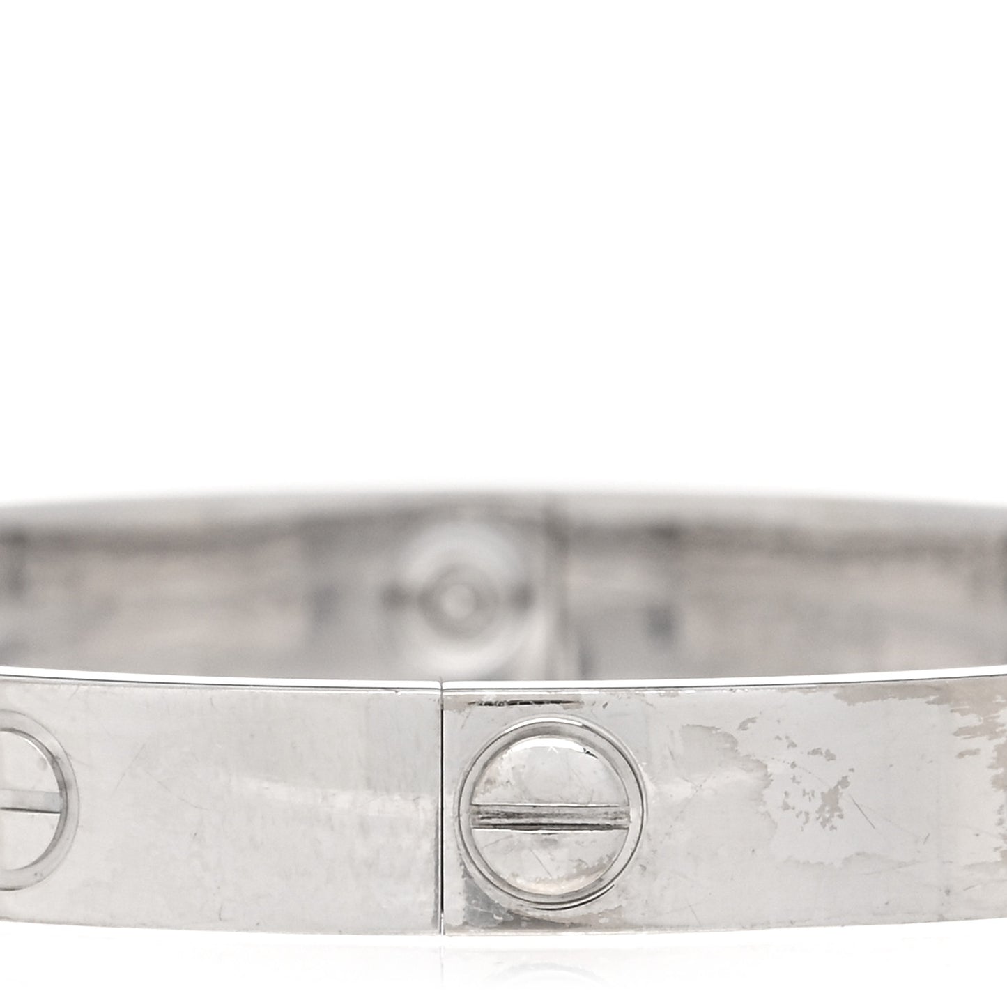 18K White Gold LOVE Bracelet 16