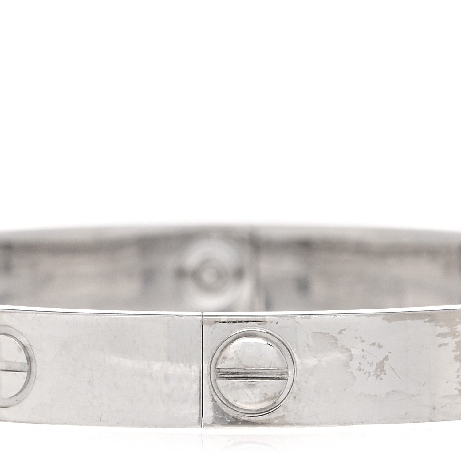 Cartier 18K White Gold LOVE Bracelet 16 4 of 5