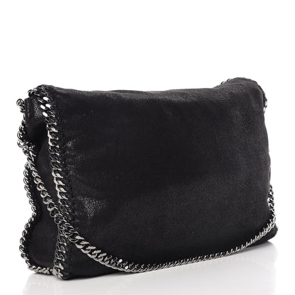Stella McCartney Shaggy Deer Falabella Fold Over Tote Black 3 of 10