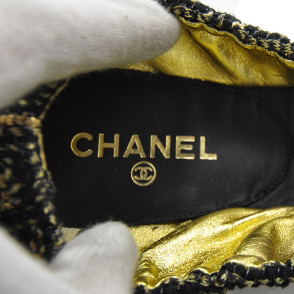 Chanel Tweed Caged Ballet Flats 37.5 7 of 8