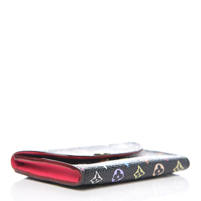 Louis Vuitton Monogram Multicolor Business Card Holder Black Grenade 4 of 7