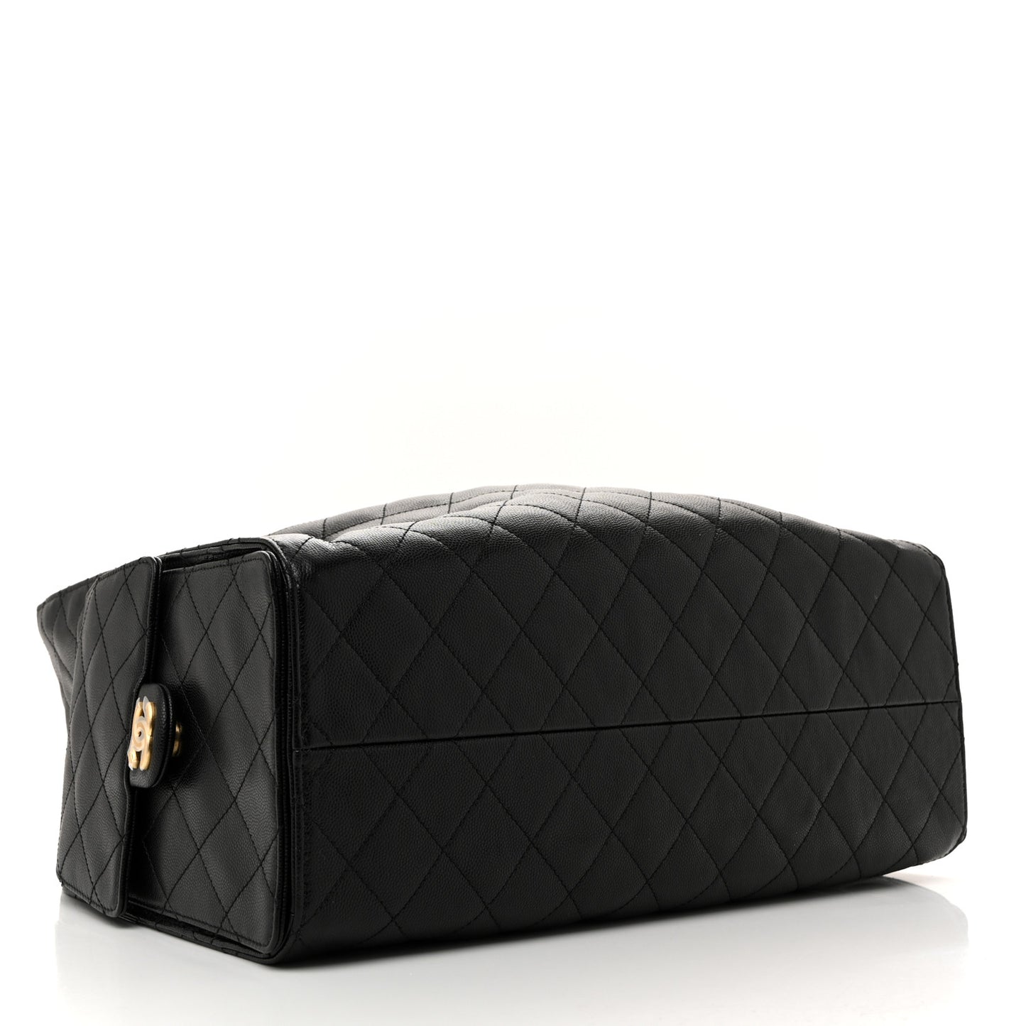 Caviar Quilted Large Chanel 25 Handbag Black
