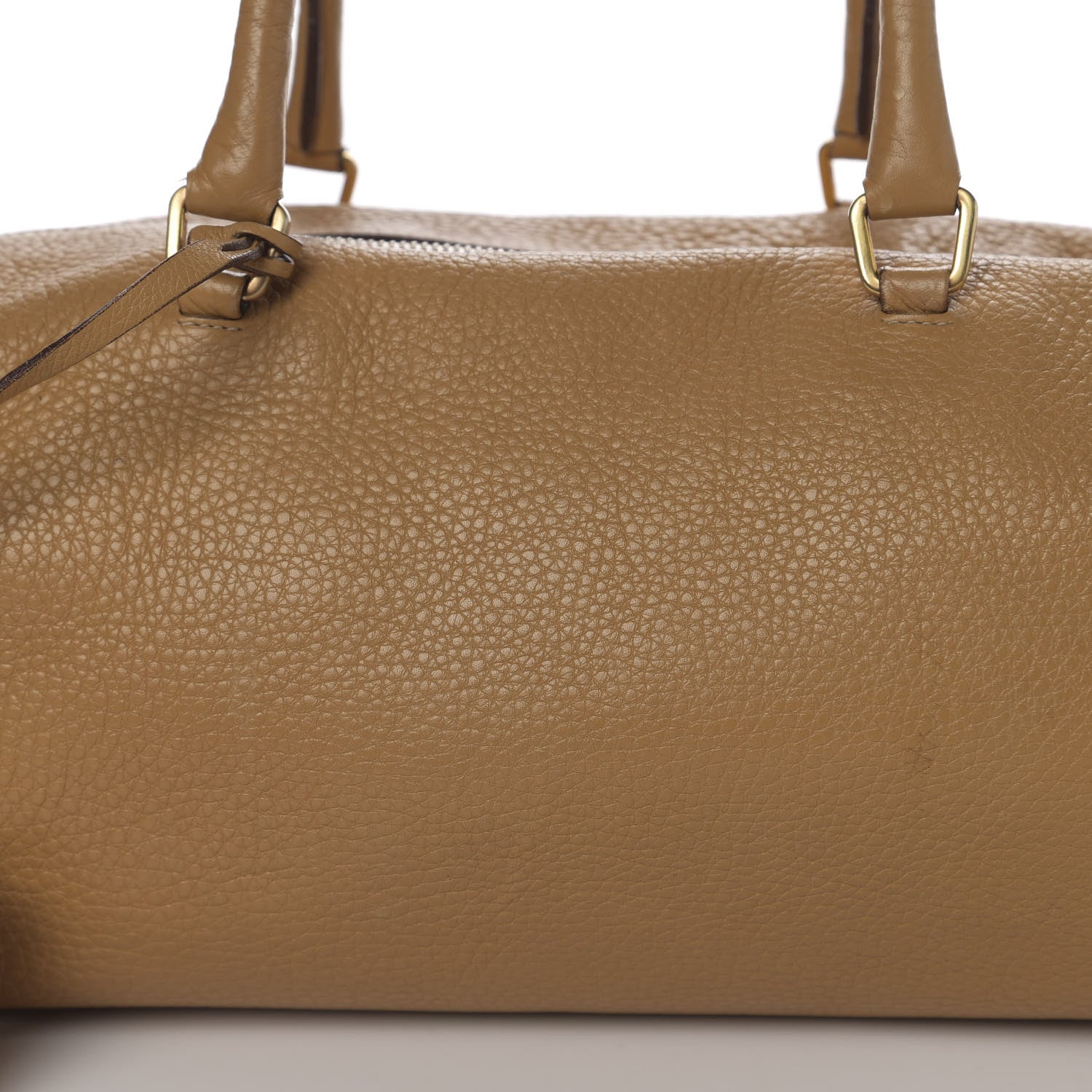 Prada Vitello Daino Box Shoulder Bag Miele 15 of 15