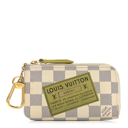 Louis Vuitton Damier Azur Complice Trunks and Bags Key Pouch 1 of 6