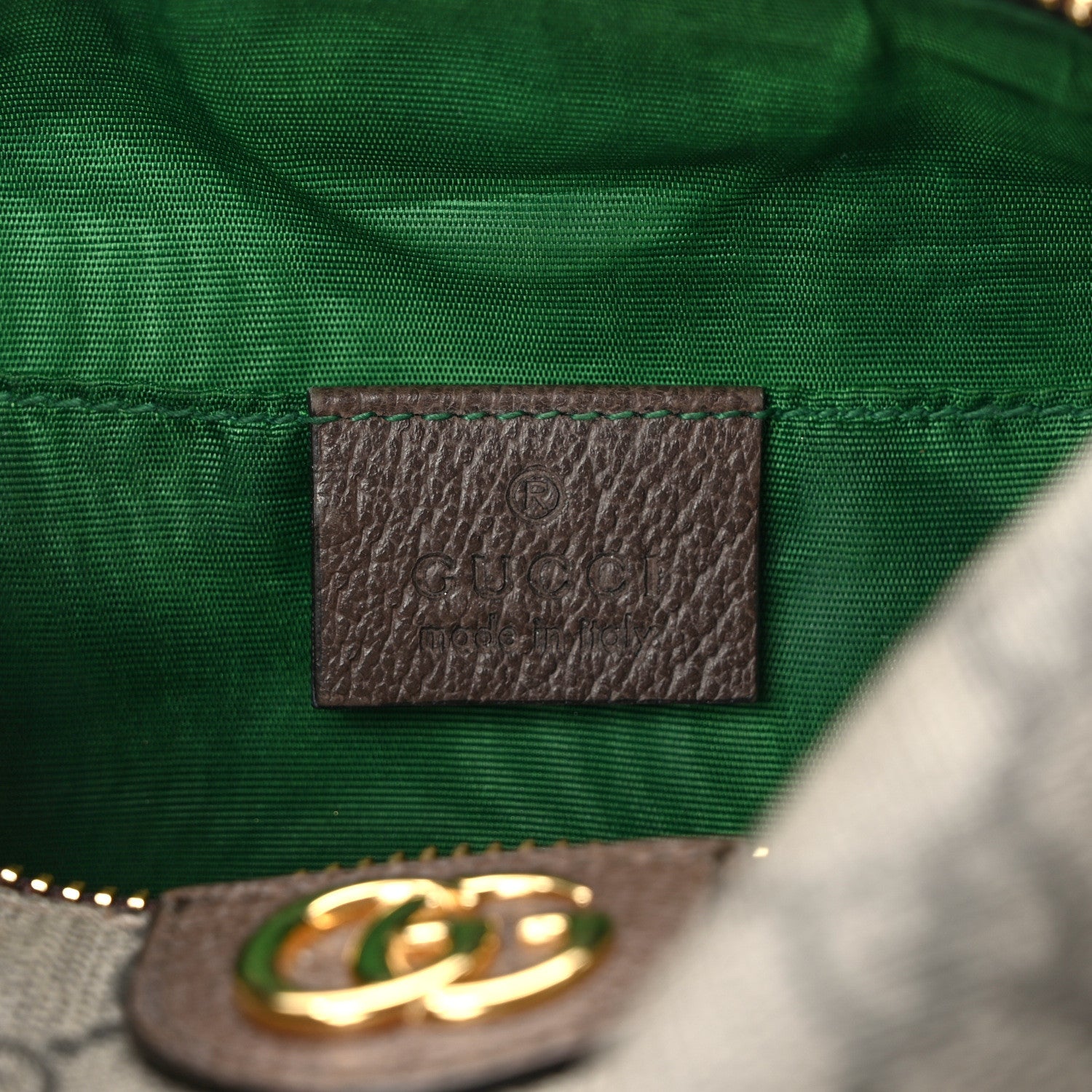 Gucci Soft GG Supreme Monogram Calfskin Medium Ophidia Cosmetic Case Beige Ebony New Acero 6 of 11