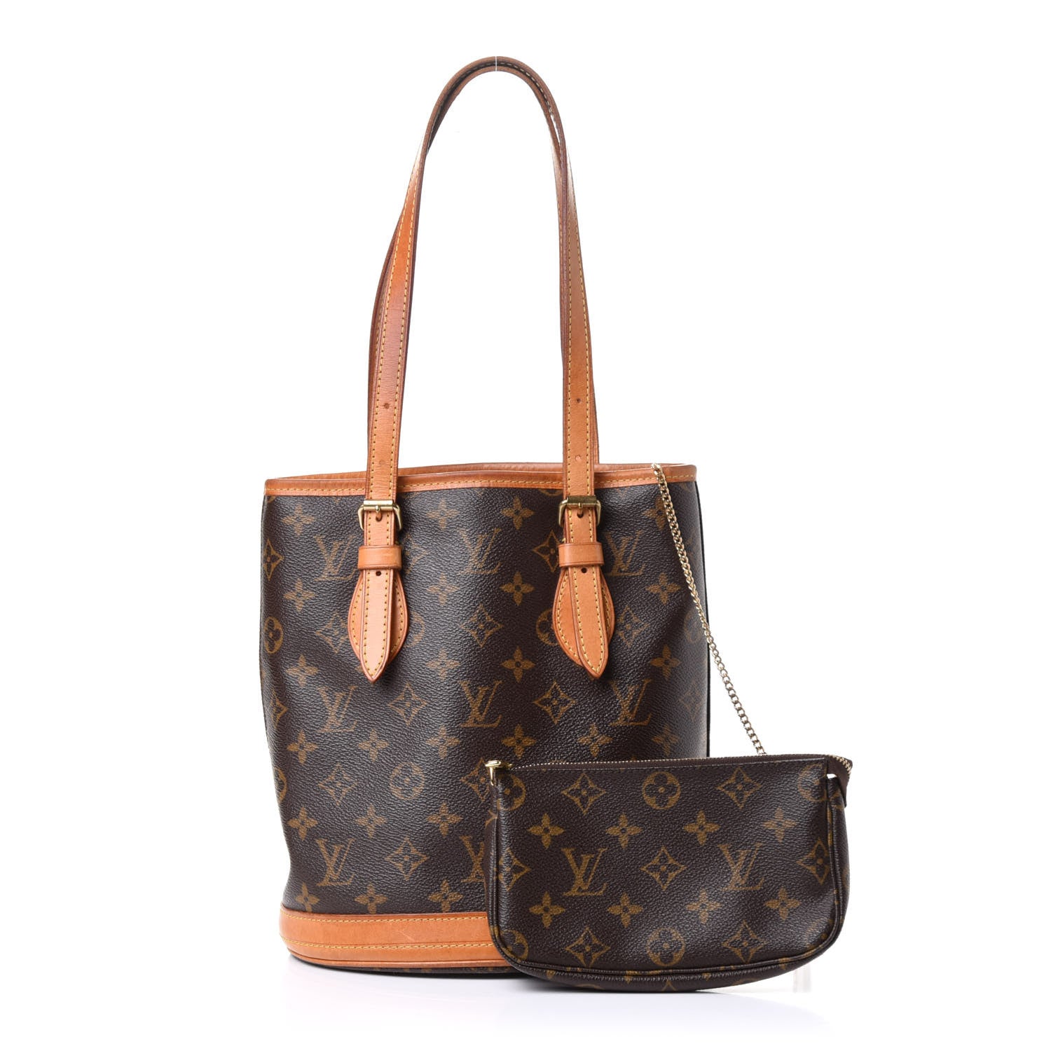 Louis Vuitton Monogram Petit Bucket 23 1 of 4
