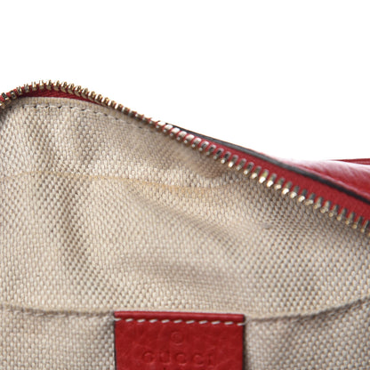 Gucci Pebbled Calfskin Small Soho Disco Bag Tabasco Red 10 of 10