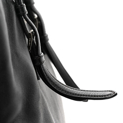 Prada Saffiano Soft Tote Black 10 of 13