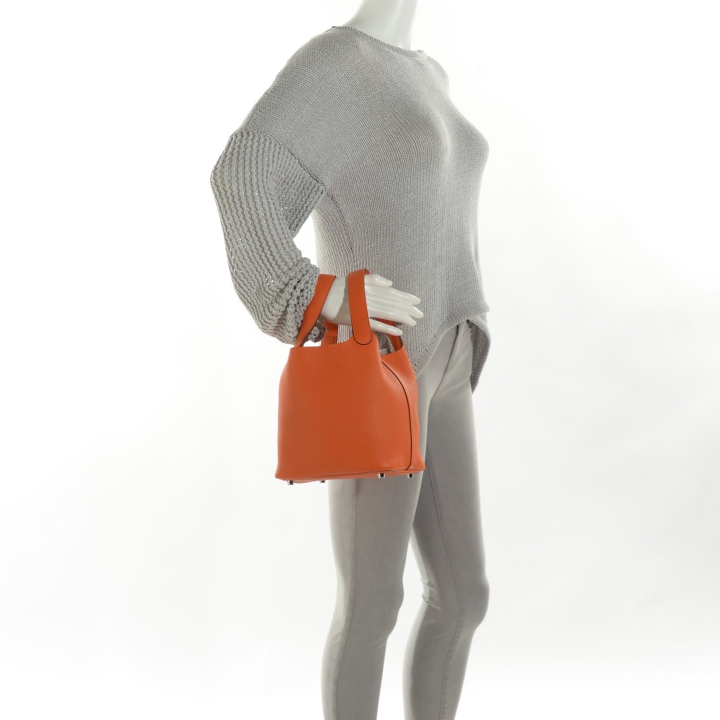 Taurillon Clemence Picotin Lock TPM Orange