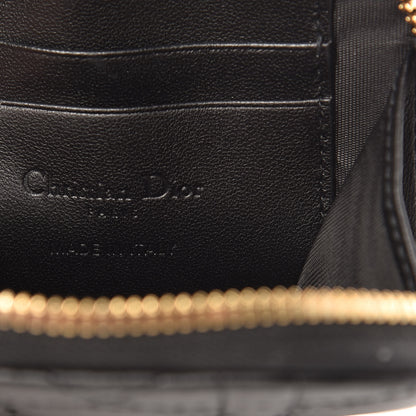 Christian Dior Lambskin Cannage Lady Dior Phone Holder Black 6 of 9