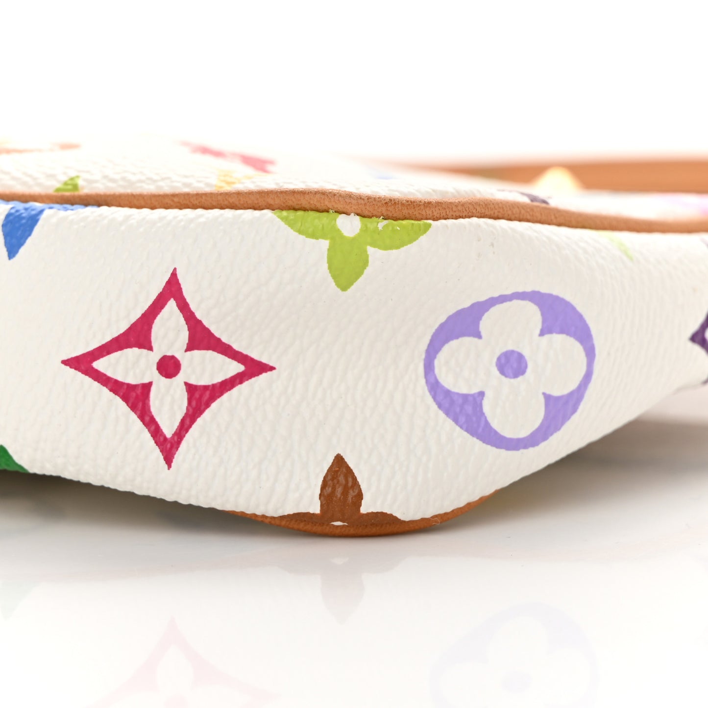 Monogram Multicolor Pochette Accessories White