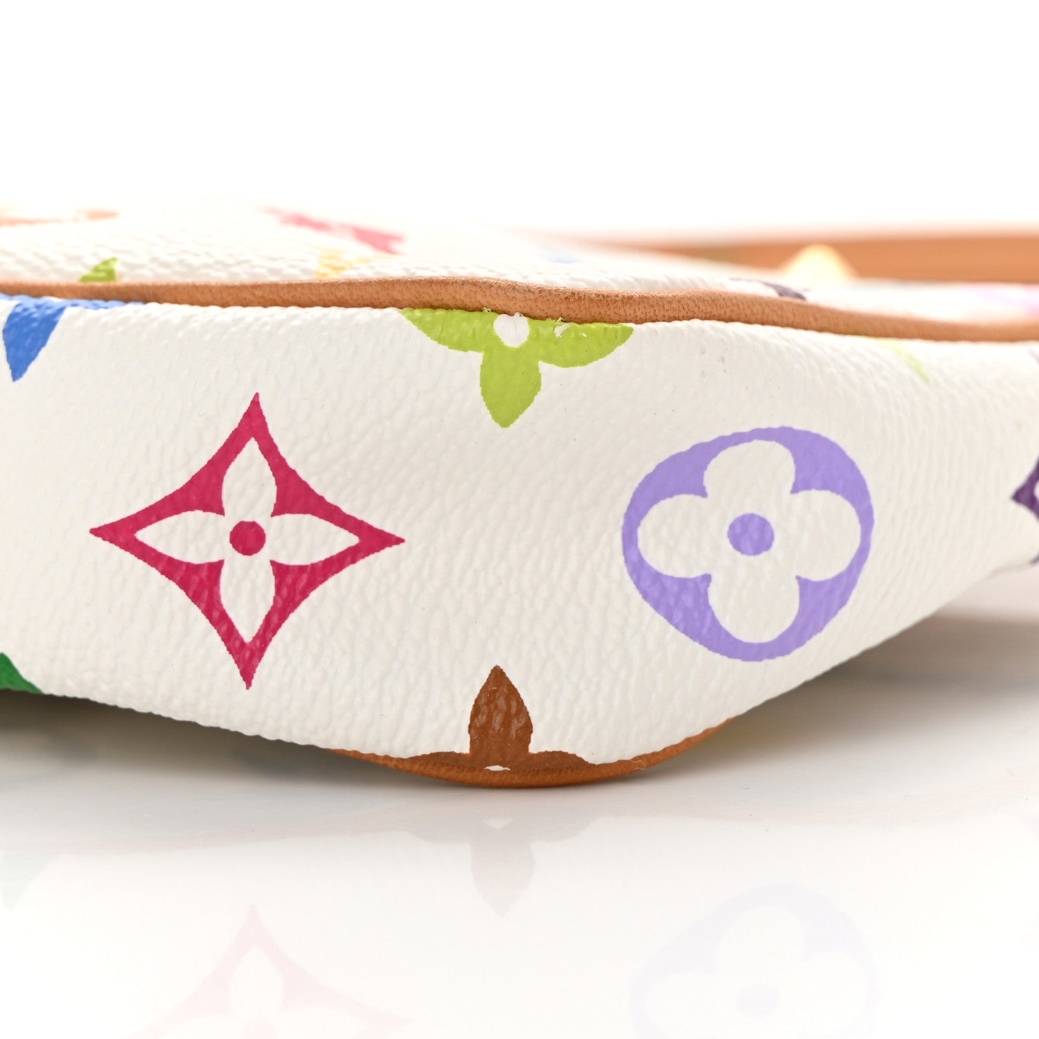 Louis Vuitton Monogram Multicolor Pochette Accessories White 10 of 12