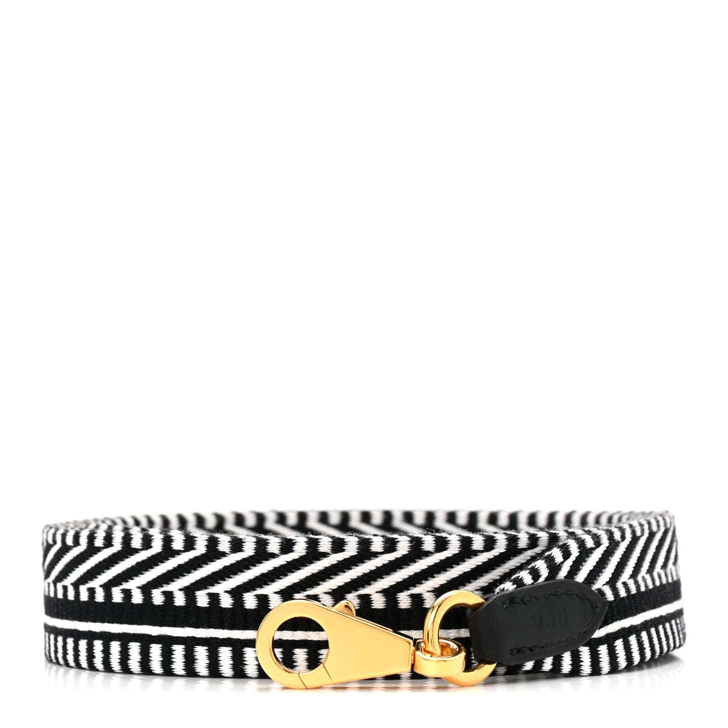 Toile Swift 25mm Sangle Cavale Shoulder Strap Black Ecru