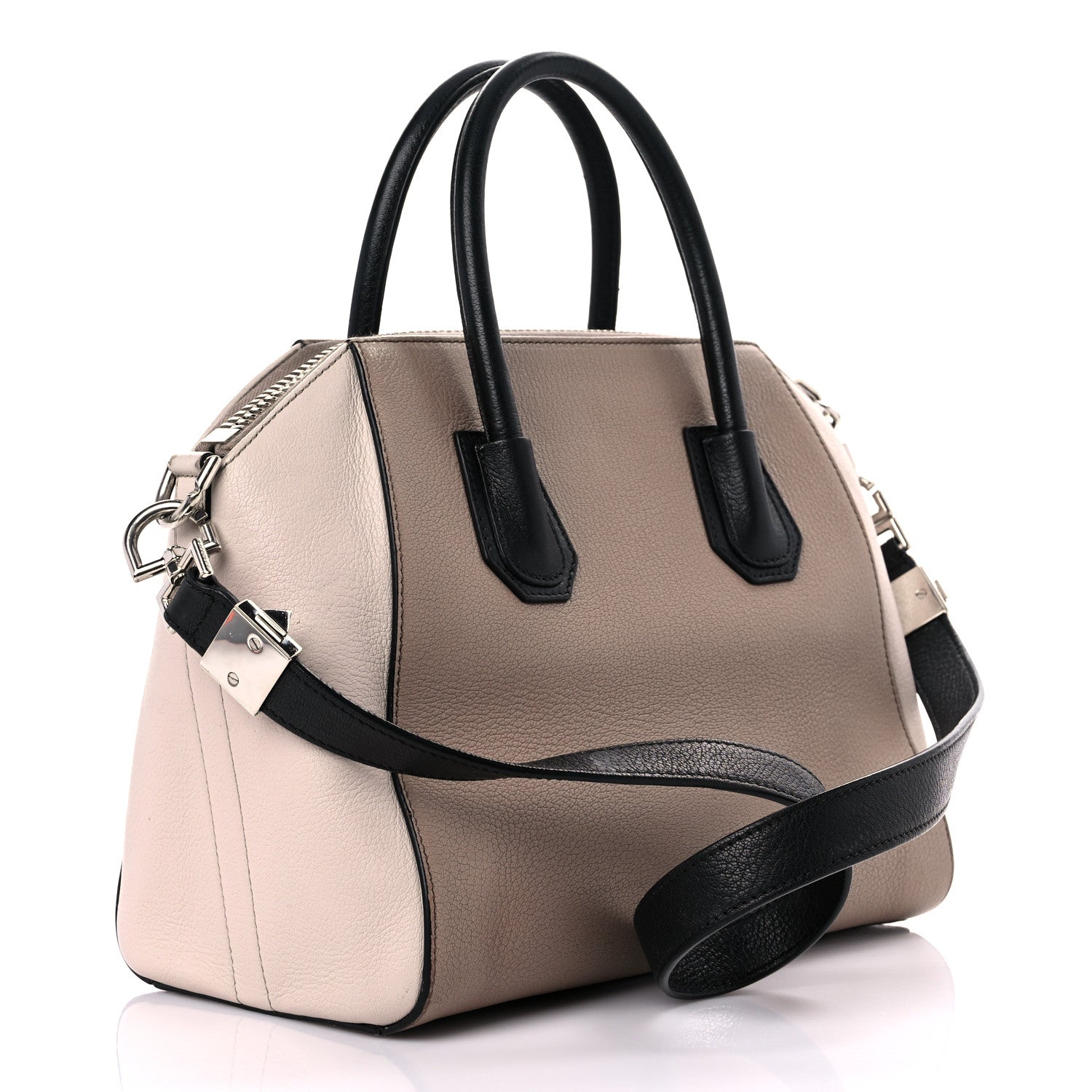 Givenchy Sugar Goatskin Small Tri-Color Antigona Linen 2 of 28
