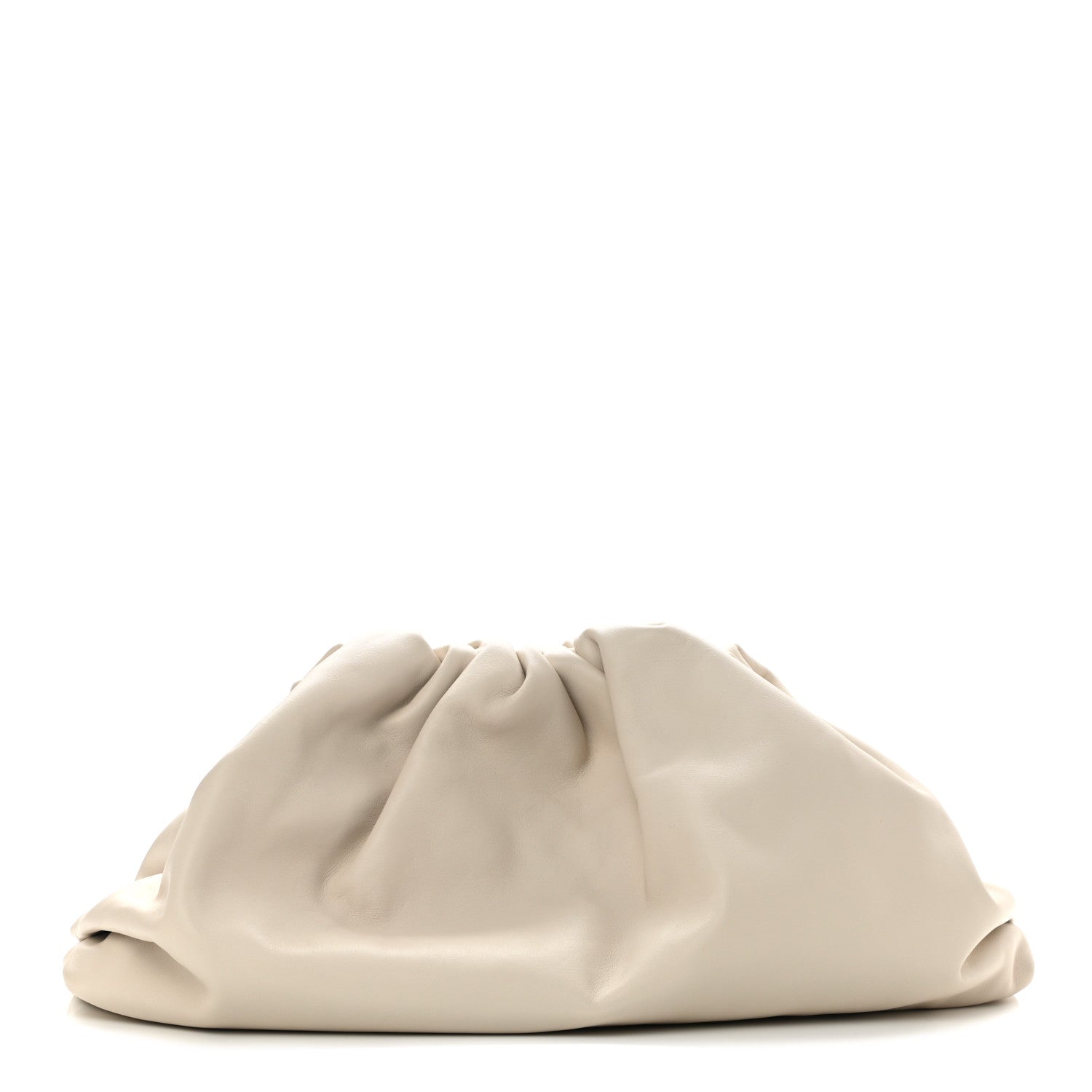 Bottega Veneta Smooth Butter Calf The Pouch Oversized Clutch Plaster 1 of 8