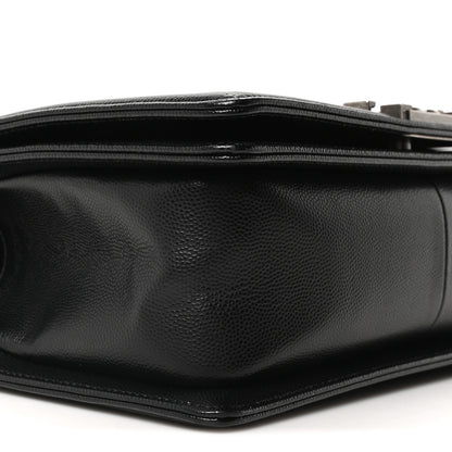 Chanel Caviar Quilted Medium Boy Flap Black 8 of 9