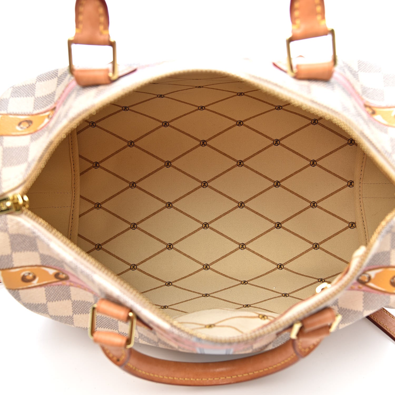Louis Vuitton Damier Azur Summer Trunks Speedy Bandouliere 30 5 of 11