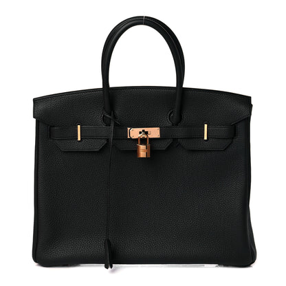 Hermes Togo Birkin 35 Black 1 of 9