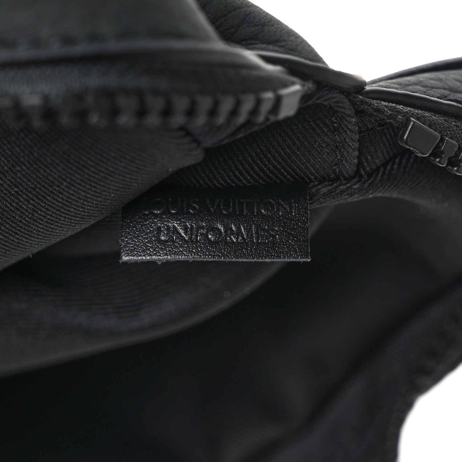 Louis Vuitton Taurillon Monogram Uniformes Solar Ray Soft Pochette Volga Belt Bag Black 8 of 8