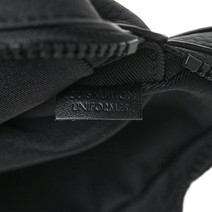 Louis Vuitton Taurillon Monogram Uniformes Solar Ray Soft Pochette Volga Belt Bag Black 8 of 8
