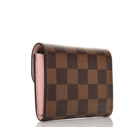 Louis Vuitton Damier Ebene Rosalie Coin Purse Rose Ballerine 3 of 6