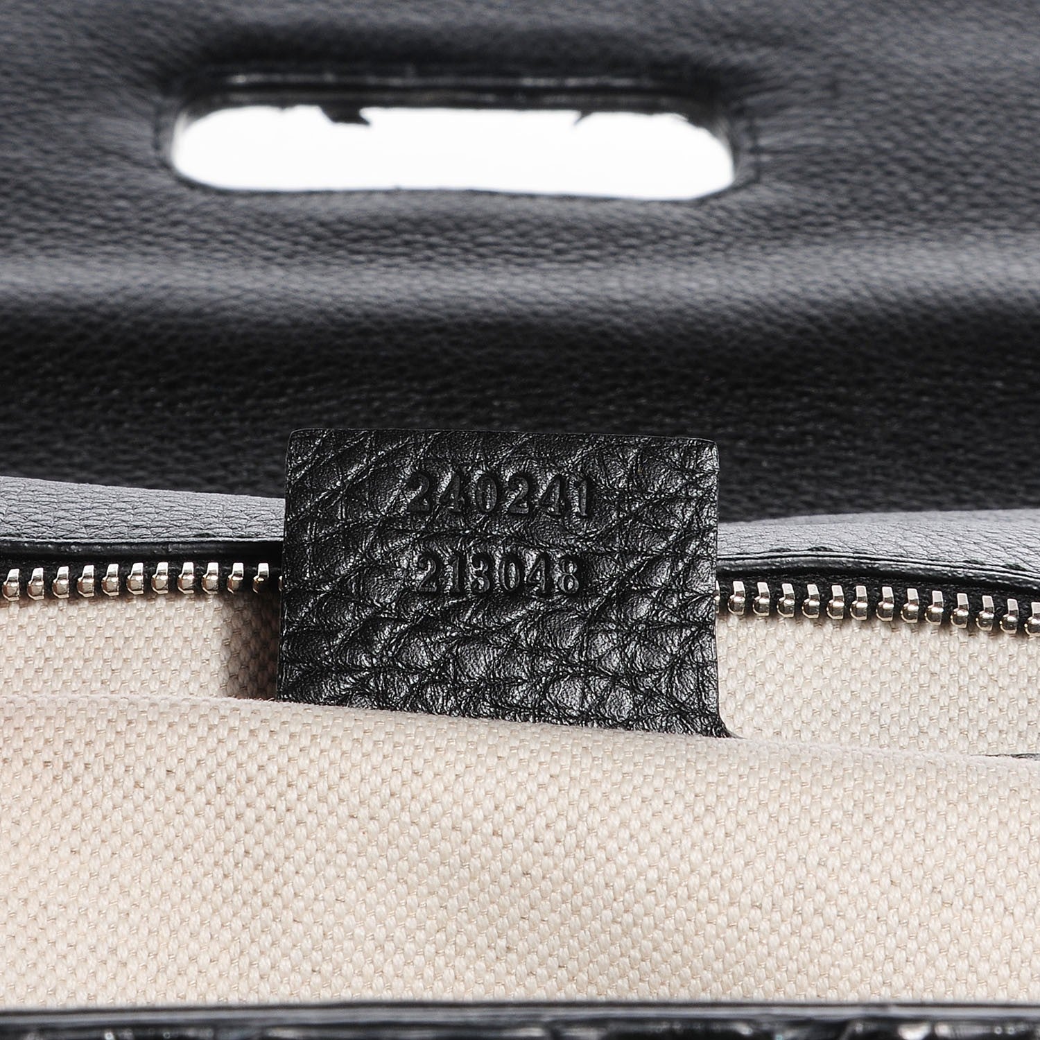 Gucci Python Large New Bamboo Top Handle Bag Black 6 of 9