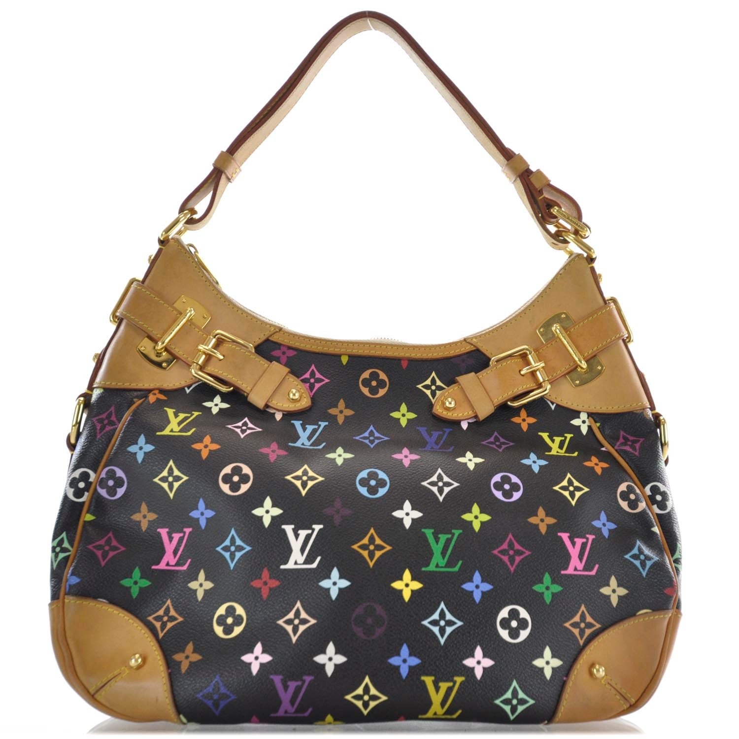 Louis Vuitton Monogram Multicolor Greta Black 1 of 9