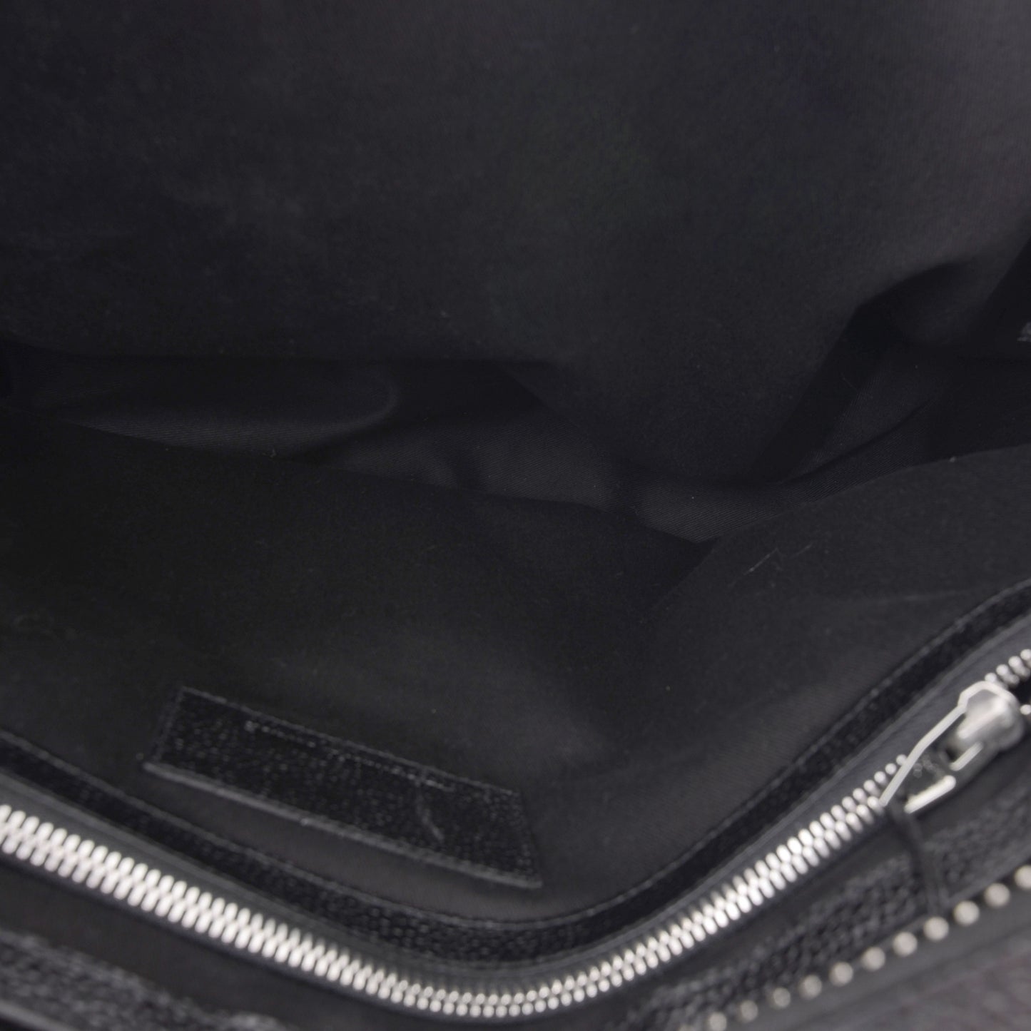 Leather Dimanche Satchel Black