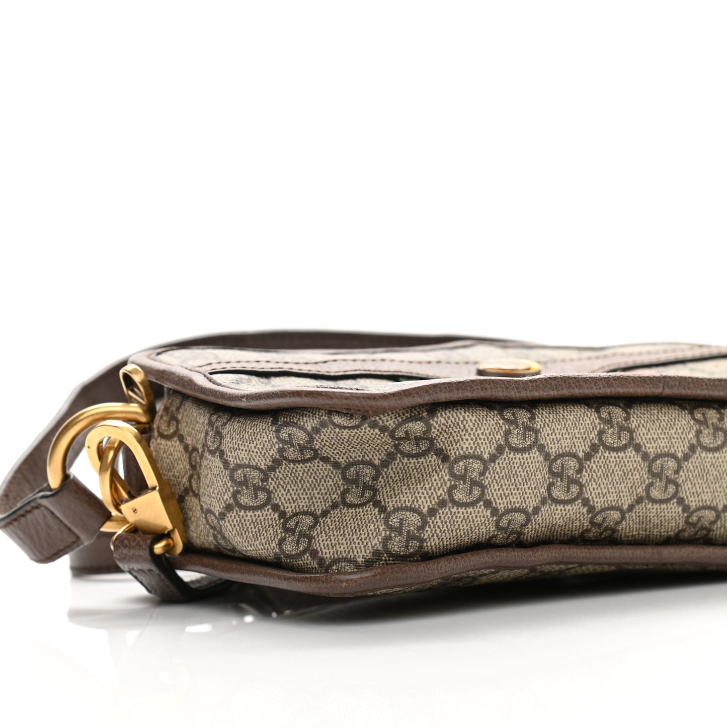 GG Supreme Monogram Web Ophidia Crossbody Bag Beige New Acero