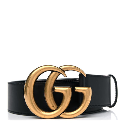 Gucci Calfskin Double G 40mm Belt 70 28 Black 1 of 5