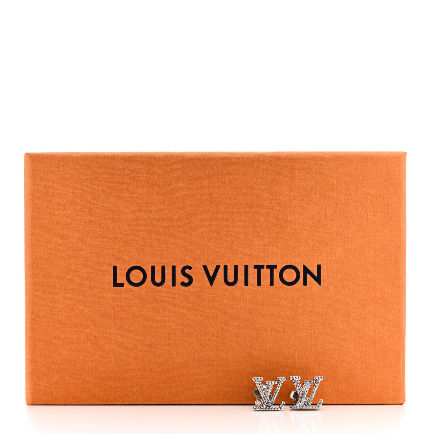 Crystal LV Iconic Earrings Silver