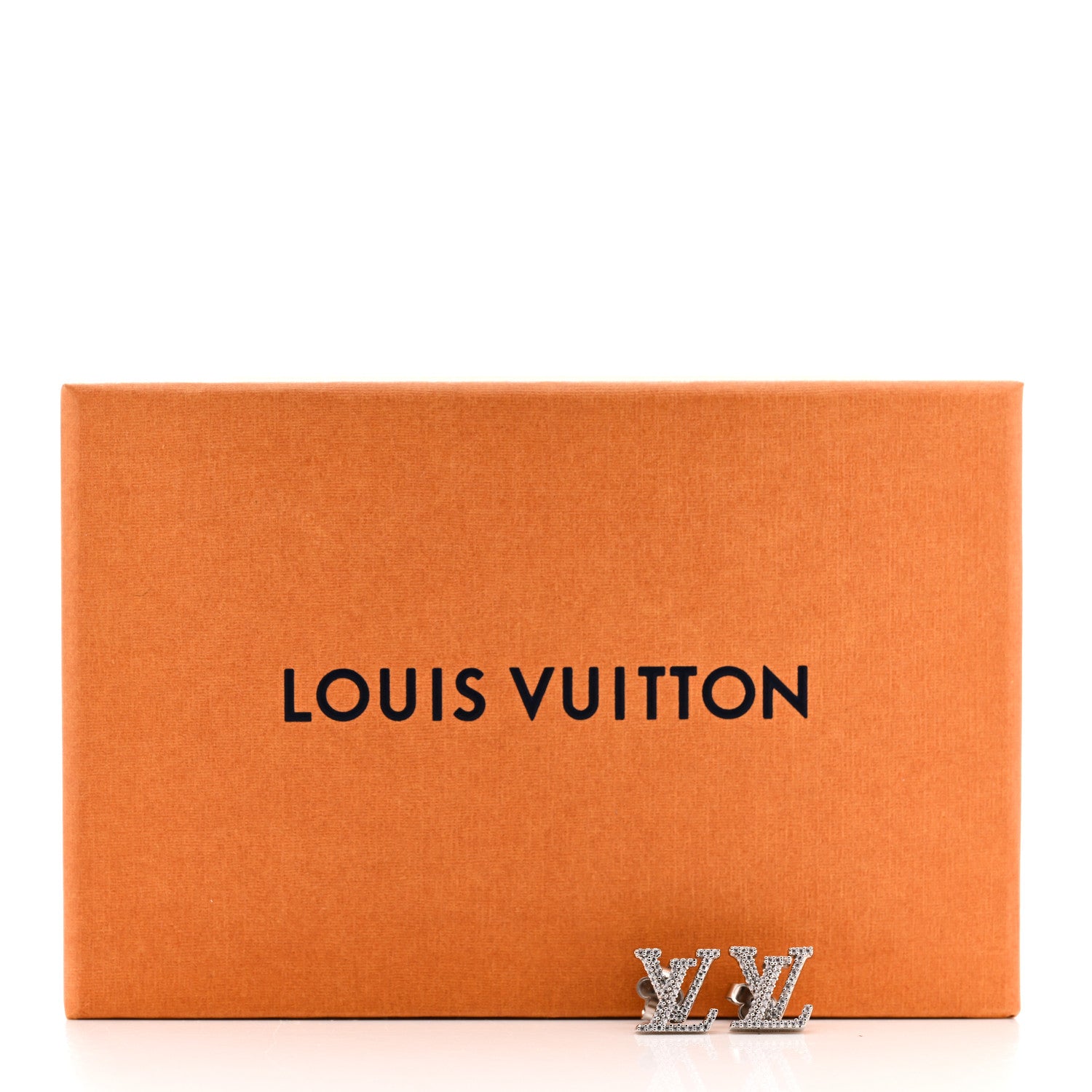 Louis Vuitton Crystal LV Iconic Earrings Silver 6 of 6