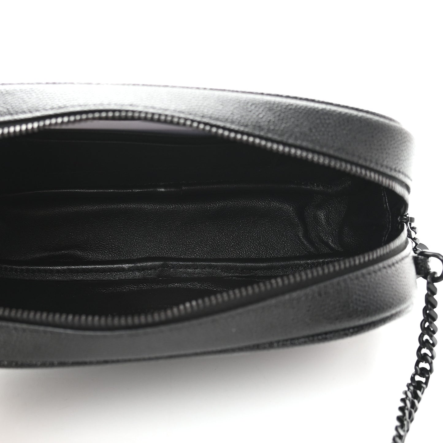 Grain De Poudre Matelasse Monogram Mini Lou Camera Bag Black